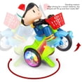 thumbnail image 3 of Kids Stunt Tricycle Toy, Electric Tricycle Model Toy Rotating Light  For Outdoor Play, 3 of 8