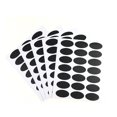 thumbnail image 1 of Topcobe 1 Pcs Kitchen Spice Labels Set for Jar Cans Bottle, Chalkboard Oval Stickers Labels for Pantry Home Office, Black PVC Waterproof Blank Labels for Canisters Container, 1 of 4