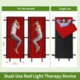 thumbnail image 4 of Large Size(63 * 27in) Whole Body Pain Relief Red Light Therapy Mat Device,Near Infrared Light Therapy Bed for Body,2520pcs red Lights ＆ Infrared Lights for Home use, 4 of 8