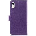 thumbnail image 2 of For Apple Iphone Xr Mobile Phone Cover, Flip Case Cover, Protective Cover With Card Slot, Mobile Phone Cover Flower Pattern, Purple, 2 of 5