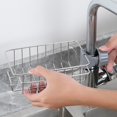 thumbnail image 4 of Oleegame 2PC Shower Soap Dish With Hook Kitchen Stainless Steel Faucet Storage Rack Sink Shower Basket Sponge Drain Rack Gray, 4 of 6