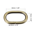 thumbnail image 2 of Unique Bargains Bronze Tone Oval Buckles Iron Electroplating (10 Pack), 2 of 4