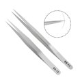 thumbnail image 4 of Stainless Steel Tweezers High Precision Elbow Fine Tip Anti-Static Repair Tool# Ss-11, 4 of 7