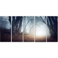 thumbnail image 2 of Arbres Magiques dans une Forêt Mystérieuse - Art Mural Moderne sur Toile de Forêt, 2 of 3