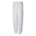 thumbnail image 2 of Jerzees Mens NuBlend Elastic Bottom Sweatpants, 2X, White, 2 of 2