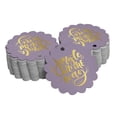 thumbnail image 1 of Inkdotpot Real Gold Foil Jingle All The Way Christmas Tags Favor Hang Paper Tags 50 Pieces, 1 of 6