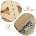 thumbnail image 4 of Sofa Armrest Tray Table Round Wooden Tray Foldable Snacks Tray Sofa Tray, 4 of 5