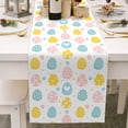 thumbnail image 2 of Binwennn Christmas Table Short Easter Bunny Egg Pattern Linen Print Kitchen Dining Room Insulated Decorative Placemat（B）, 2 of 7