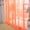 Orange#6, variant on Colorful Gauze Door Window Curtains | Modern Voile Transparent Window Screens | Soft Washable Sheer Drapes | 2-Pack | 200cm x 80cm | Elegant Home Décor