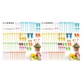 thumbnail image 3 of ziyahi 76x Stylish Cartoon Food Toothpick For Kids Safe Durable And Easy To Clean Gift Idea Fruit Fork 2Set, 3 of 6