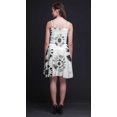 thumbnail image 2 of Bimba Robe Cocktail au-Dessus du Genou pour Femmes Teinture sur Nœuds Smockée Fluide d'Été Robe Soleil - X-Grand, 2 of 5