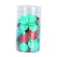 thumbnail image 4 of KLKCMS 100 Pcs Disques de Comptage Marqueurs Compteurs d'Apprentissage Disques pour Jeu Maison Enfants Rouge Vert, 4 of 9