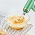 thumbnail image 4 of Wireless Handheld Egg Beater | 3-Speed Mini Electric Mixer for Baking & Cooking | 20W Power with 800mAh Battery | Includes Mixing Rod & USB Cable | 15 x 30cm Compact Size, 4 of 4