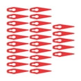 thumbnail image 2 of Plastic Trimming Blade, 25PCS Lawn Mower Replacement Blades Lightweight  For Garden Devices Red, 2 of 8