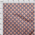 thumbnail image 2 of oneOone Cotton Cambric Fabric Geometric & Floral Block Print Sewing Fabric BTY 56 Inch Wide, 2 of 4