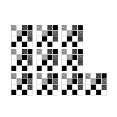 Peel and Stick Wall Tiles 10Pc Crystal Tile Stickers Diy Self-Adhesive Wall Stickers Tile Stickers Peel and Stick
