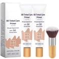 thumbnail image 2 of Blur Tinted Moisturizer 30 Tinted Moisturizer with Broad Tinted Care with Brush Full Coverage Light Medium Skin Color Hydrating & Smoothin Bb Moisturizing Cream (Natural Color) 2Pc Plastic, 2 of 9