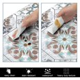 thumbnail image 4 of MeyJey Kitchen Rug Set of 2, Anti Fatigue Kitchen Mat 2 Pieces, Non Skid Waterproof Cushioned Boho Floor Mat and Runner Rug, 17"x28"+17"x48", Brown/Gray, 4 of 6