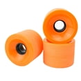 thumbnail image 3 of Ensemble de 4 Roues de Planche à Roulettes de Rechange, Rouleau en PU 78A, Pièces de Longboard - Orange,, 3 of 4