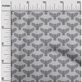 thumbnail image 1 of oneOone Cotton Flex Fabric Owl Block Printed Fabric 1 Yard 40 Inch Wide, 1 of 4