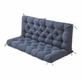 thumbnail image 1 of relayinert Swing Cushion, Cushion, Chair Replacement, Soft For Balcony With Tray navy blue 150*100*10cm, 1 of 6