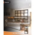 thumbnail image 4 of Ensenior 12 Pack 4 Inch LED Recessed Ceiling Light Dimmable 5000K Daylight 750LM 9W 120V High Brightness Canless Wafer Downlight - ETL&FCC&IC, 4 of 5