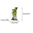 thumbnail image 3 of Dvkptbk Ornements en Résine Grenouille Résine Style Maison Bizarre Vie de Table Intégrité Morale Décoration Maison, 3 of 7