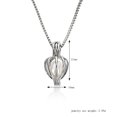 thumbnail image 3 of Jusqu'à 65 % de Rabais sur les Colliers SMihono pour Femmes Bijoux Amour Perle Creuse Pendentif Collier de Souhaits Collier Pendentif Perle pour Femmes - Designs Infini Perle de Culture Blanche Collier / Chaîne Perle Unique pour Femmes, 3 of 4