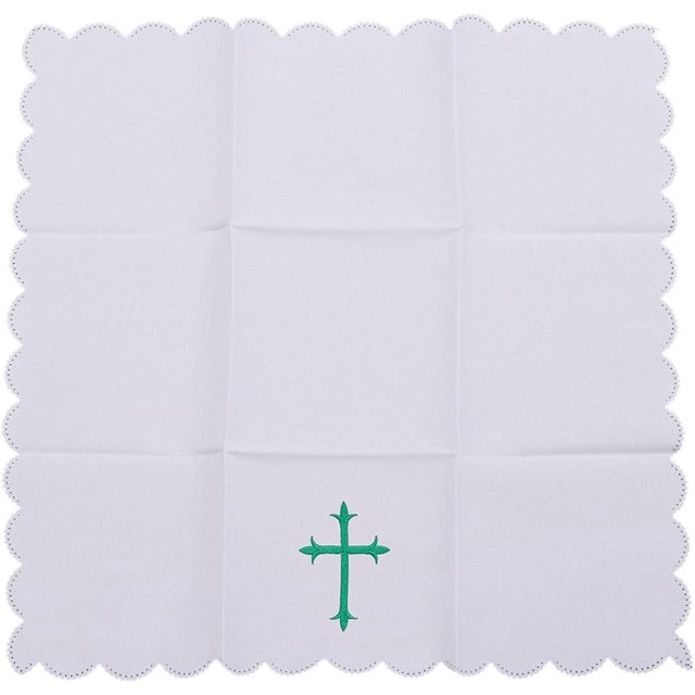 BLESSUME Calice Carré pour Autel d'Église, Corps de Corps, Tissu d'Autel (E)