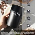 thumbnail image 4 of Piwvid Food Canisters Sets with Bamboo Lid Airtight Iron Coffee Tea Sugar Container Set for Kitchen Countertop Coffee Bar Decorative Canisters Farmhouse Canister Jars, 4 of 8