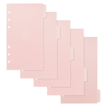 1 Ensemble Pochettes pour Reliure Portefeuille pour Documents 6 Trous Pochettes pour Reliure Chemises en Plastique Sac