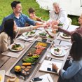 thumbnail image 3 of Patiojoy 35" Extra Large Electric Griddle Portable Teppanyaki Grill with 4-Level Thermostat Control & Removable Drip Tray, 3 of 10