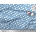 thumbnail image 3 of Soimoi Modal Satin Fabric Traditional Kilim Printed Craft Fabric by The Yard 42 Inch Wide, 3 of 3