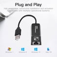 thumbnail image 4 of USB 2.0 to RJ45 External Adapter Male to Female Ethernet Network Extender, 4 of 6
