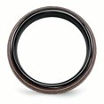 thumbnail image 2 of Edward Mirell Black Ti Domed Anodized Copper Color 6mm Band Size 9, 2 of 4