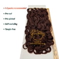 thumbnail image 3 of Lush Hair Curly Braid French Curls 66" Braiding Hair 100% Synthetic Fiber, 5 bundles, Pre-Stretched Braiding Hair, Curly or Wavy Tips, Box Braids, Goddess Braids, Knotless Braids, 320, 3 of 11