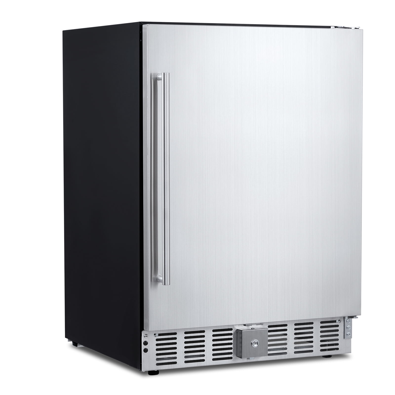 Garvee 24 Inch Outdoor Beverage Refrigerator, Weatherproof Stainless Steel Drink Fridge with 180 Can Capacity, Digital Touch Control Cooler for Patio and Kitchen