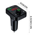 thumbnail image 3 of HOARBOEG Dual USB In-Car Adapter Wireless Bluetooth Kit QC3.1 Fast USB Charger Hands FM Bluetooth Transmitter Clearance Sale Holiday Gifts, 3 of 9