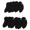 thumbnail image 1 of Number  Iron Headcover, Soft 11Pcs/Set Neoprene Iron Club Head Cover  For  Training Black, 1 of 8