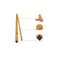 thumbnail image 2 of INSPIRE CHIC Men's Solid Color Narrow Stripes Necktie Graduation Suit Formal Ties Orange Yellow, 2 of 5
