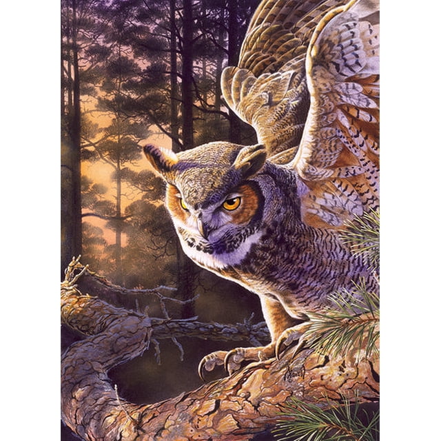 Cobble Hill 1000 Piece Puzzle - Evening Hunter - Sample Poster Included