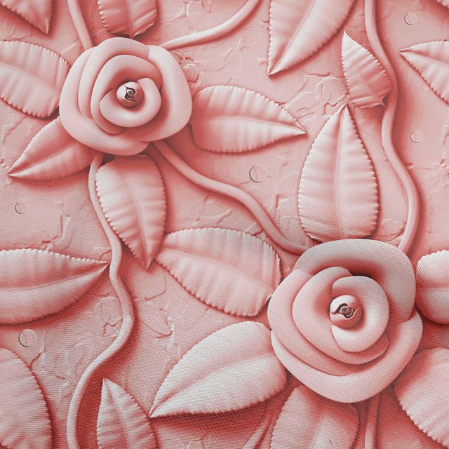 oneOone Polyester Spandex Peach Fabric Florals Sewing Material Print Fabric By The Yard 56 Inch Wide