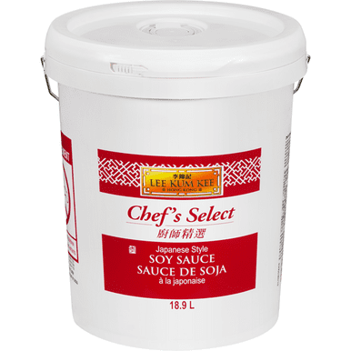 Lee Kum Kee Chef's Select Soy Sauce, Professional Grade Liquid Seasoning, 18.9 L (5 Gallon) Bulk Foodservice Pail