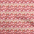 thumbnail image 1 of oneOone Georgette Viscose Red Fabric Abstract Sewing Material Print Fabric By The Yard 42 Inch Wide, 1 of 4