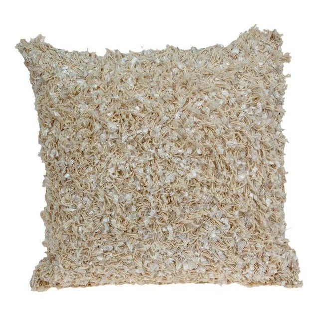 Parkland Collection PILH21103P Housse de Coussin Tria Beige Bohème avec Insert en Poly