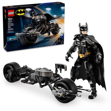 LEGO Super Heroes DC La figurine à construire de Batman et la moto Bat-Pod 76273 Ensemble de construction (713 pièces)