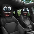 thumbnail image 1 of Funny Car Print Headrest Cover, EDHITNR Universal Stretchy Elastic Headrest Protector, Breathable Mesh Washable Headrest Covers for Vehicle Seat Protection, 1 of 4