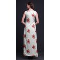 thumbnail image 4 of Bimba Floral Printed Front Slit Sleeveless Summer Spring Women Maxi PartyDress-XXX-Large, 4 of 5