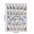 thumbnail image 2 of 6pcs Nail Sticker 5D CAMELLIA LILY Nail Sticker for Acrylic Nail Design Decoration, 2 of 3