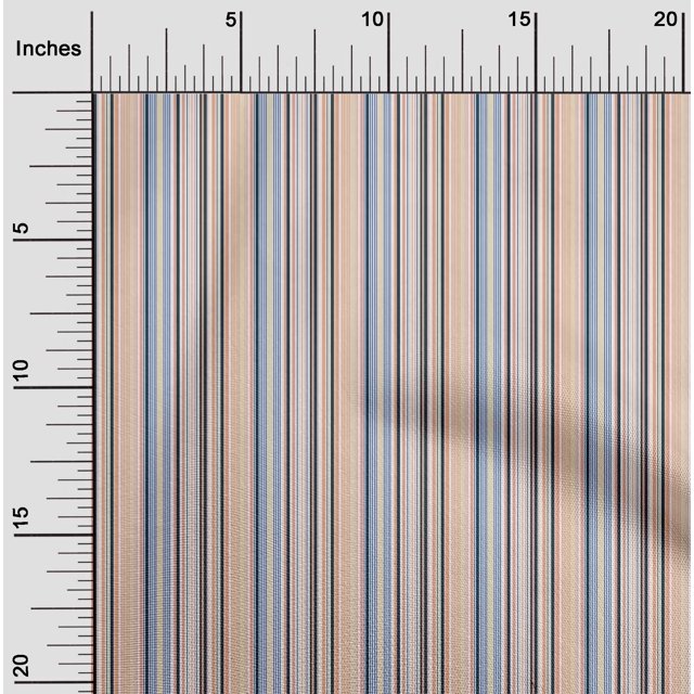 oneOone Viscose Jersey Fabric Multicolor Stripe Printed Craft Fabric BTY 60 Inch Wide